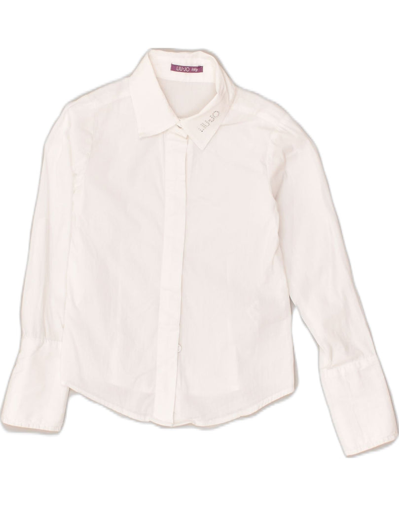 LIU JO Girls Shirt 3-4 Years White | Vintage Liu Jo | Thrift | Second-Hand Liu Jo | Used Clothing | Messina Hembry 