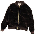 Superior Girls Velour Padded Jacket 13-14 Years Black Polyester