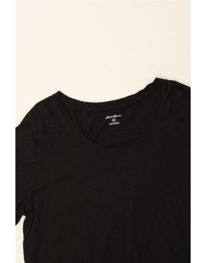 EDDIE BAUER Mens T-Shirt Top 2XL Black Cotton Vintage Eddie Bauer and Second-Hand Eddie Bauer from Messina Hembry 