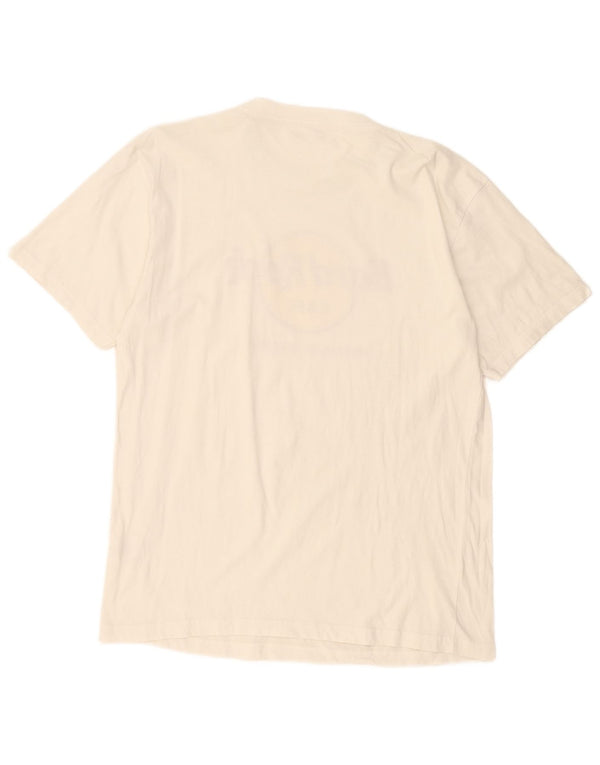 Hard Rock Cafe Mens Sharm El Sheikh Graphic T-Shirt Top Large White Cotton