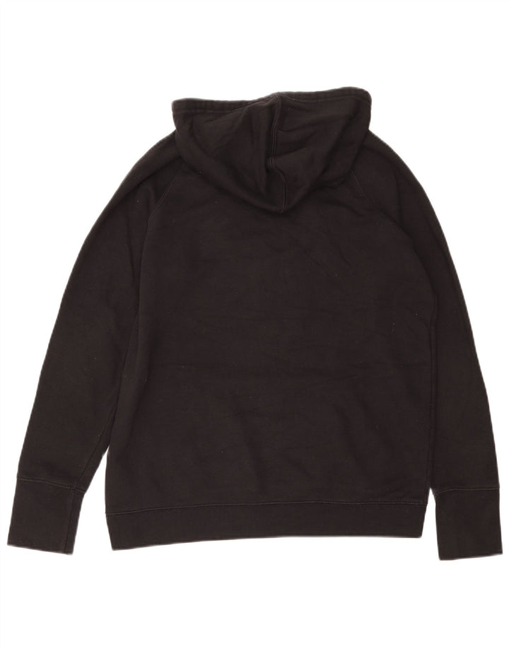 CHAMPION Mens Graphic Hoodie Jumper Small Black Cotton