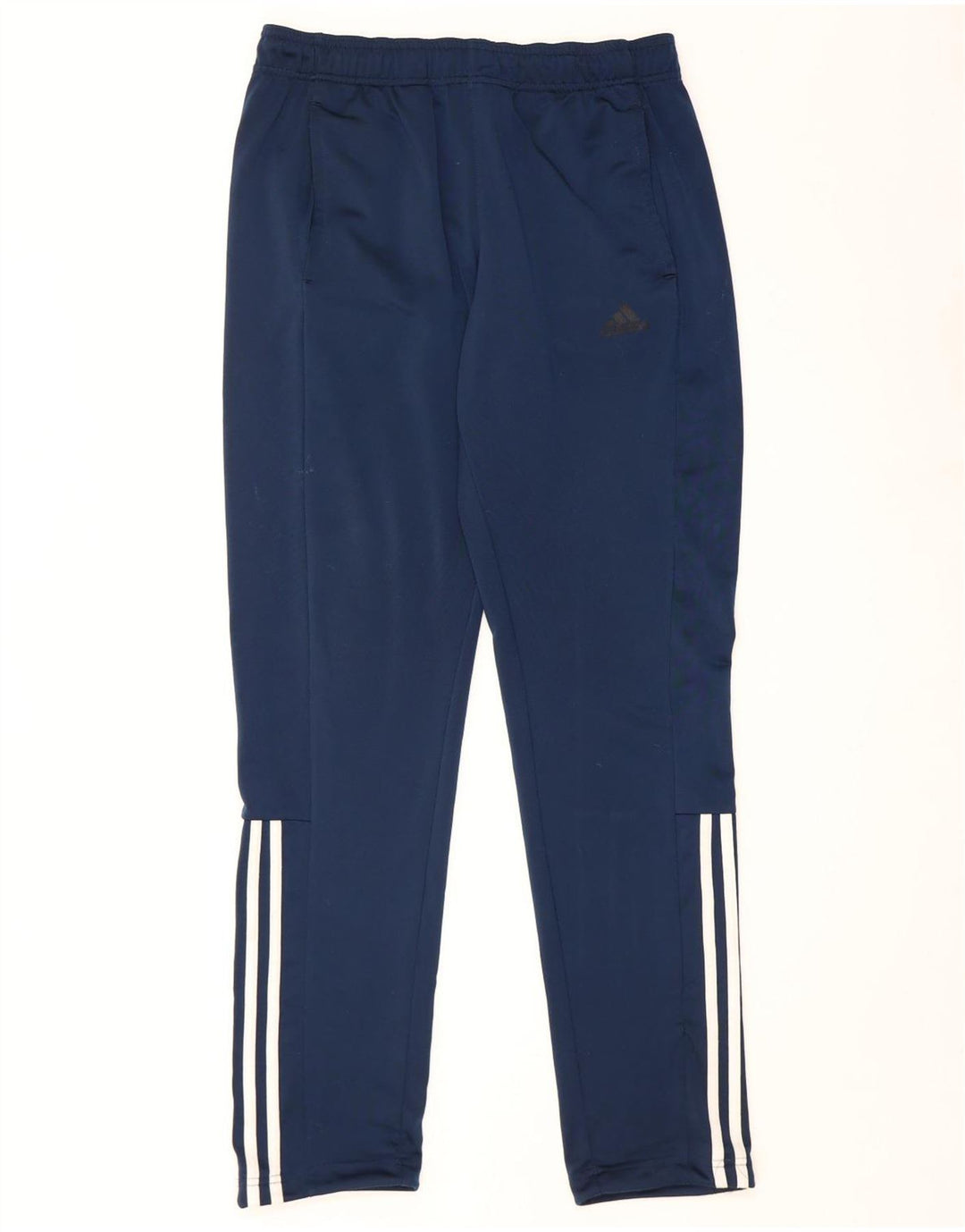 Adidas Mens Tracksuit Trousers Medium  Navy Blue Polyester