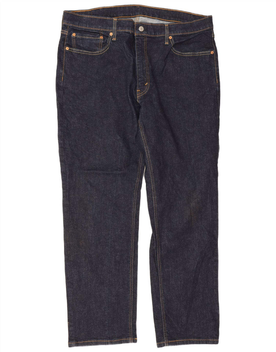 Levi's Mens 541 Straight Jeans W38 L32 Navy Blue Cotton