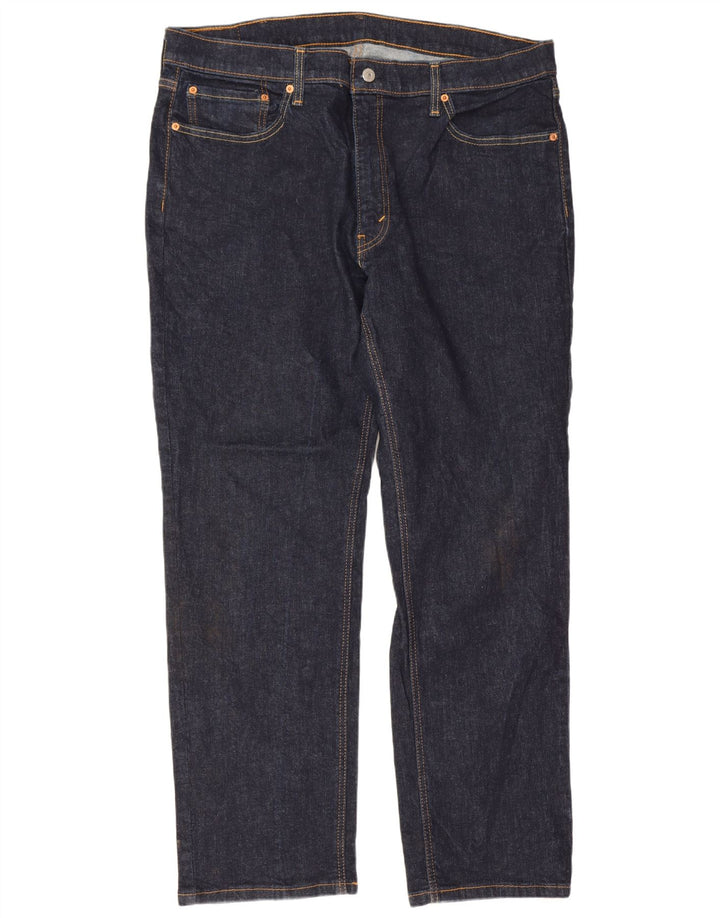 Levi's Mens 541 Straight Jeans W38 L32 Navy Blue Cotton