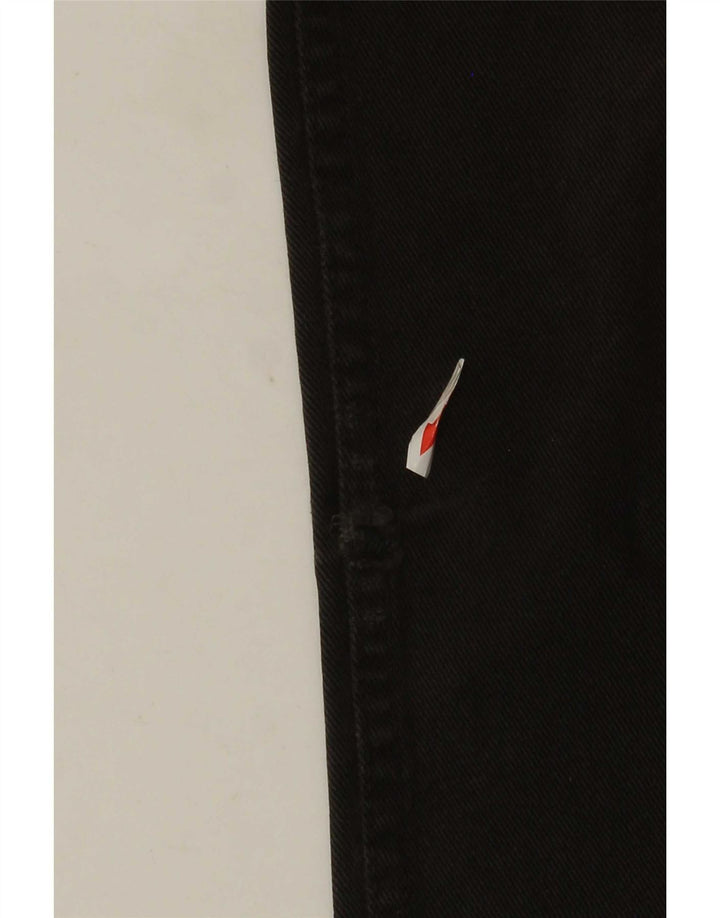 Wrangler Mens Straight Jeans W36 L32 Black Cotton