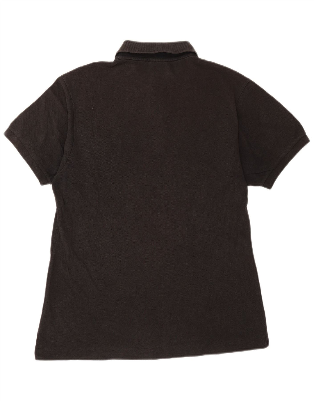 Lacoste Mens Polo Shirt Size 4 Medium Black Cotton