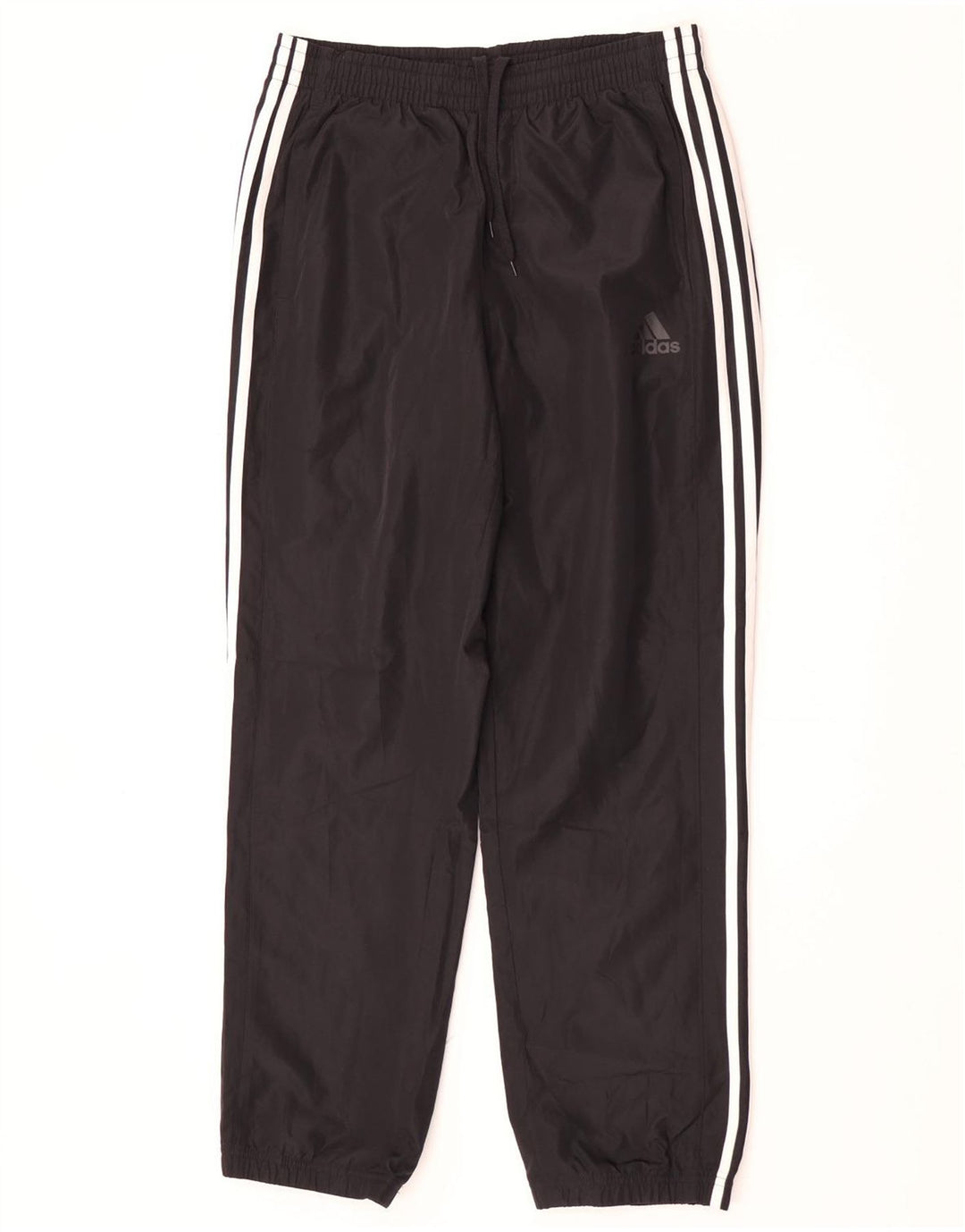 Adidas Mens Tracksuit Trousers Joggers Medium Black Polyester