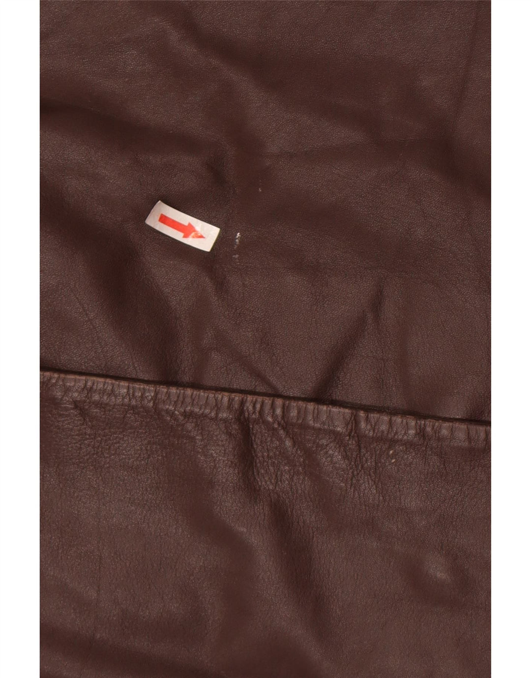 Vintage Womens Leather Coat IT 46 Large Brown Leather