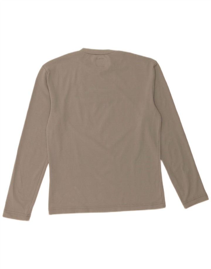 Energie Womens Top Long Sleeve UK 14 Large Grey Nylon