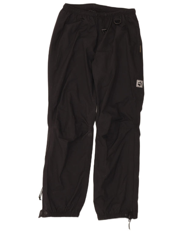 JACK WOLFSKIN Mens Unisex Tracksuit Trousers Small Black Polyamide