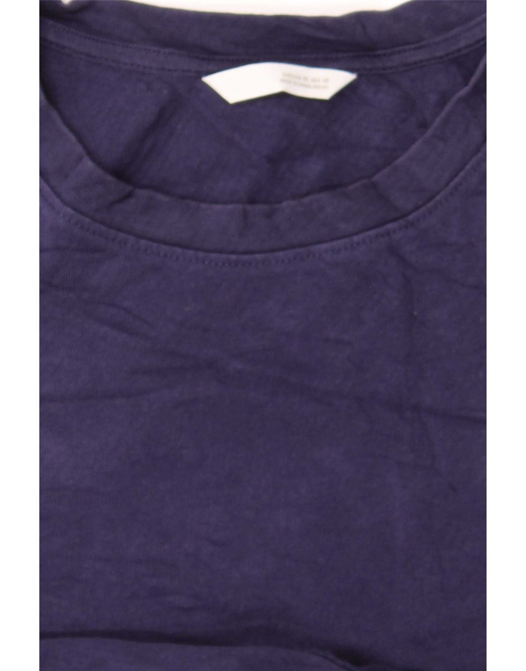 Zara Womens T-Shirt Top UK 18 XL Navy Blue