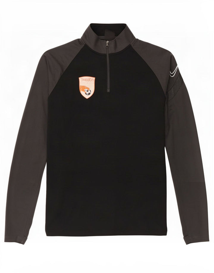 Nike Mens Graphic Pullover Tracksuit Top Small Black