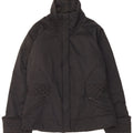 Adidas Womens Padded Jacket UK 14 Large Black Polyester
