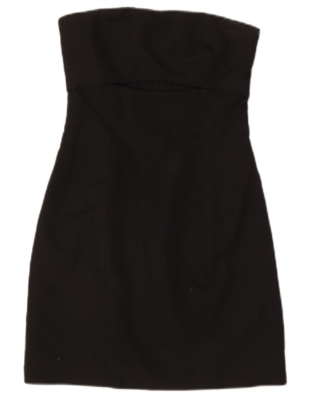 Zara Womens Strapless Dress UK 4 XS Black Polyester