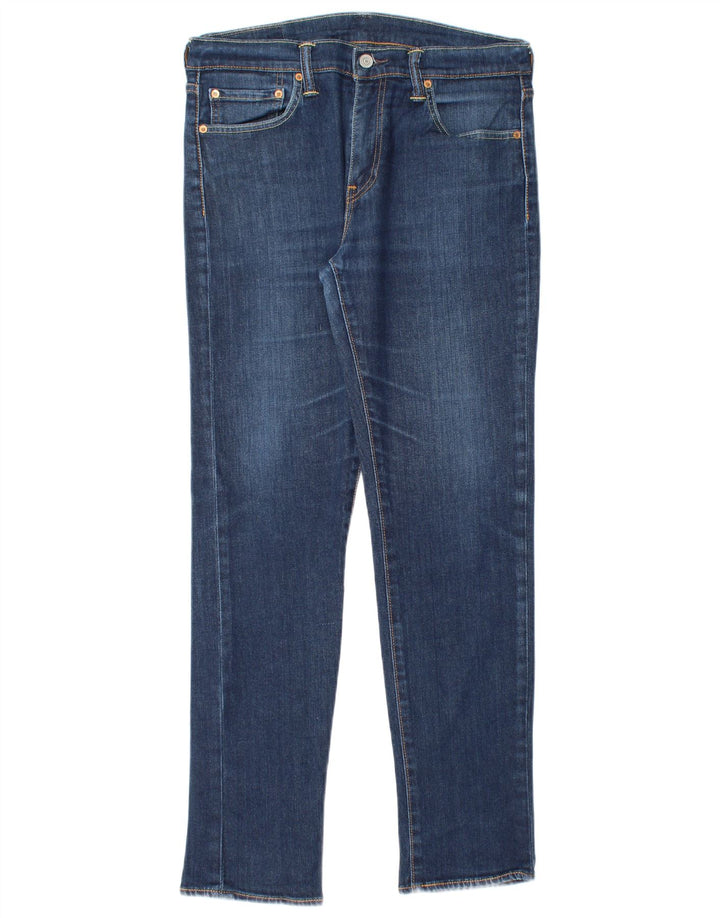 Levi's Mens 511 Slim Jeans W32 L32 Blue Cotton