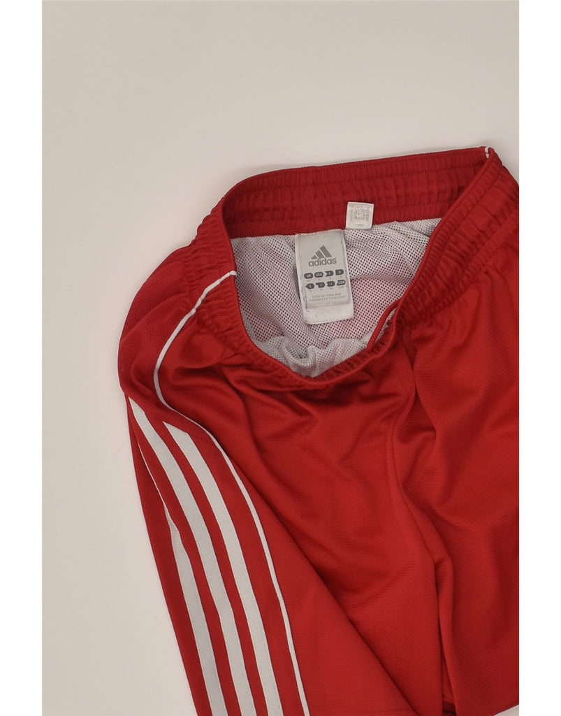 ADIDAS Mens Climacool Sport Shorts Small Red Colourblock Polyester | Vintage Adidas | Thrift | Second-Hand Adidas | Used Clothing | Messina Hembry 