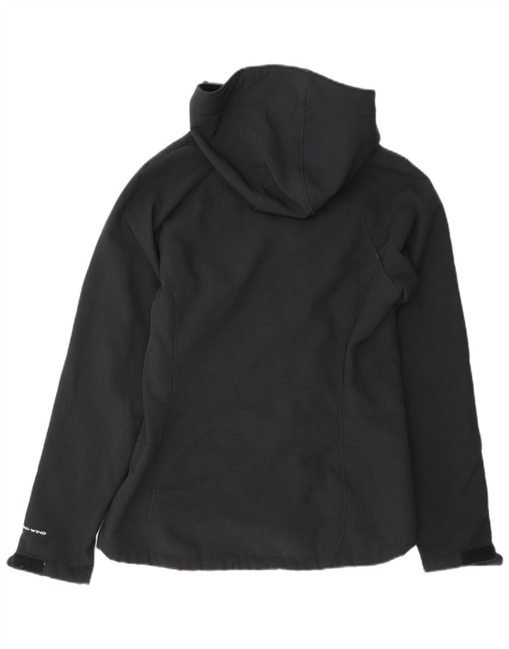 Columbia Mens Hooded Windbreaker Jacket UK 36 Small Navy Blue Polyester