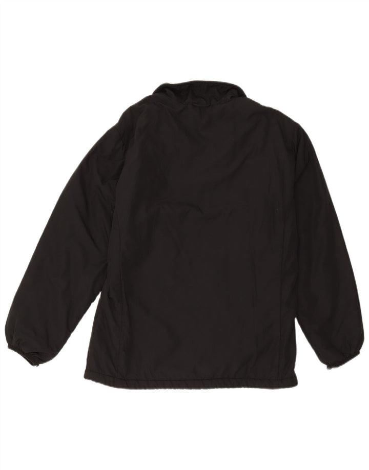 Jack Wolfskin Womens Liner Windbreaker Jacket UK 12 Medium  Black Polyester