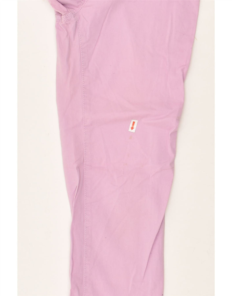 BENETTON Girls Straight Casual Trousers 10-11 Years XL W24 L24  Pink | Vintage Benetton | Thrift | Second-Hand Benetton | Used Clothing | Messina Hembry 