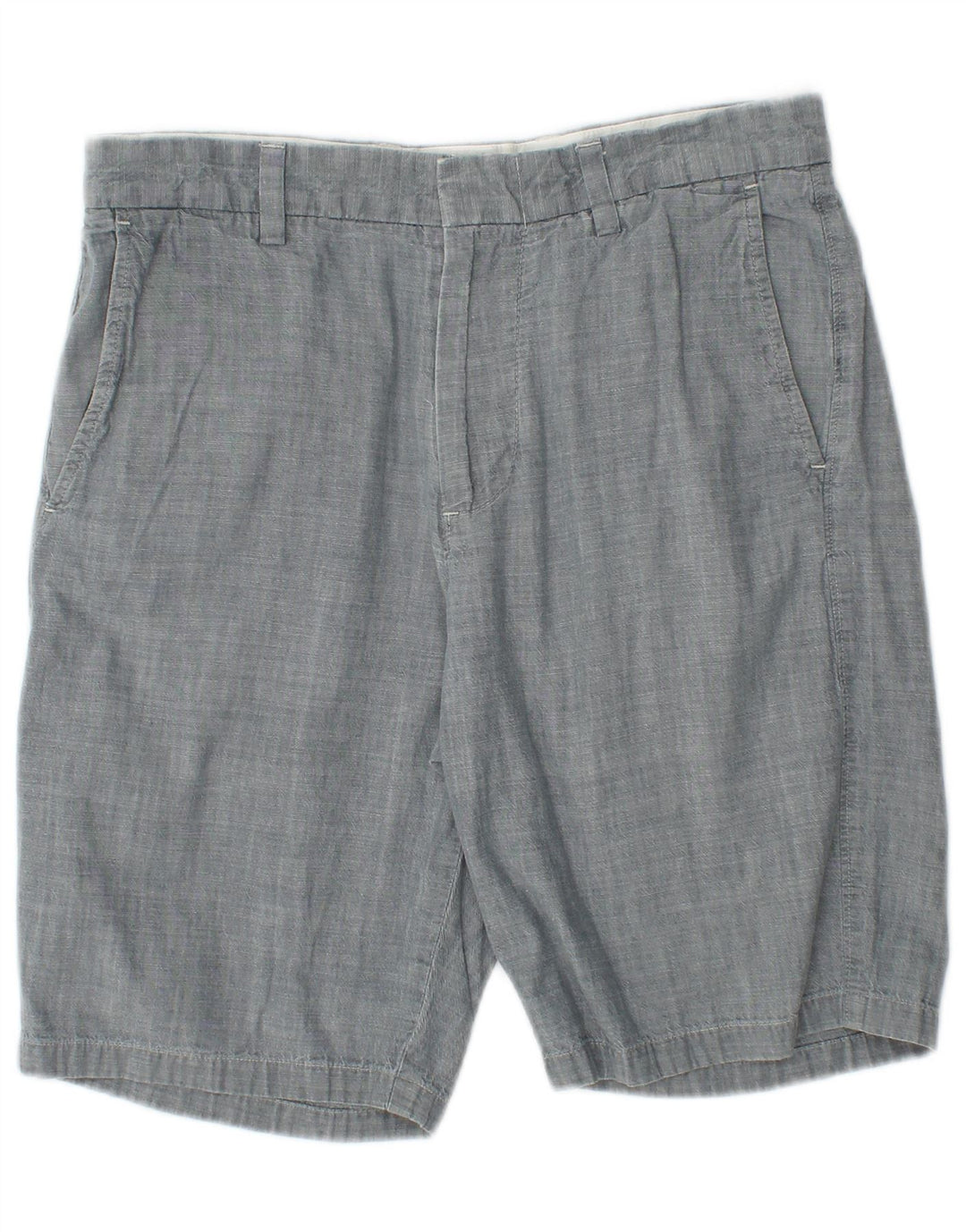 J. CREW Mens Club Chino Shorts W29 Medium Grey Cotton