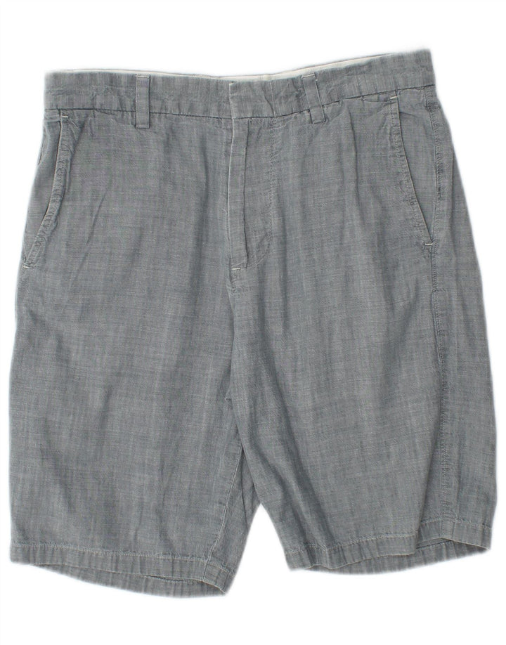 J. CREW Mens Club Chino Shorts W29 Medium Grey Cotton