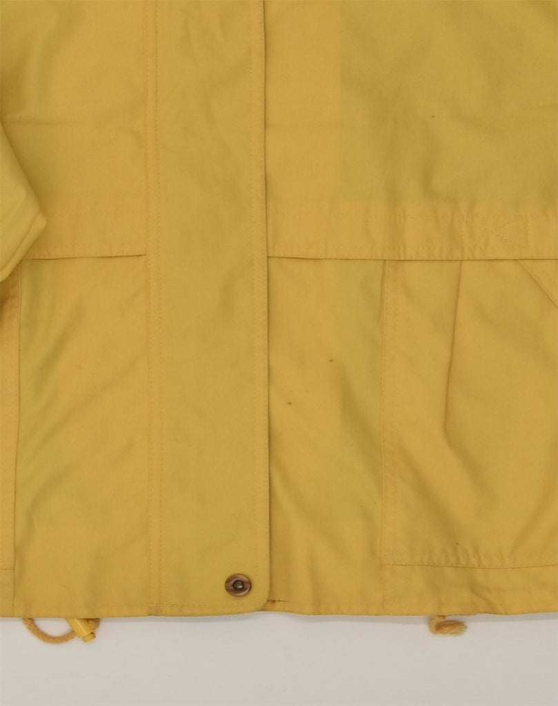 VINTAGE Womens Oversized Utility Jacket EU 42 Large Yellow Polyester | Vintage Vintage | Thrift | Second-Hand Vintage | Used Clothing | Messina Hembry 