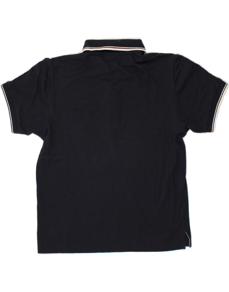 CHAMPION Mens Polo Shirt Small Black Cotton Vintage Champion and Second-Hand Champion from Messina Hembry 