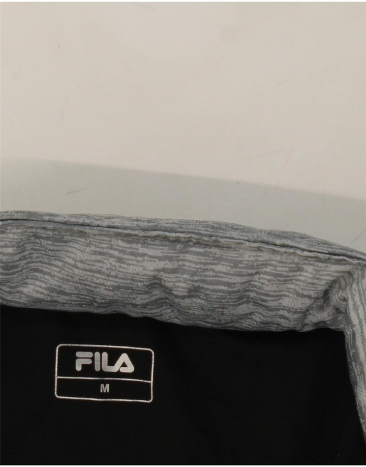 FILA Mens Tracksuit Top Jacket Medium Grey Colourblock Polyester Vintage Fila and Second-Hand Fila from Messina Hembry 