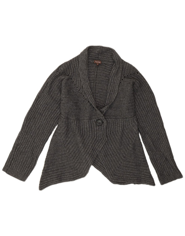 Phase Eight Womens Cardigan Sweater UK 16 Large Grey Viscose