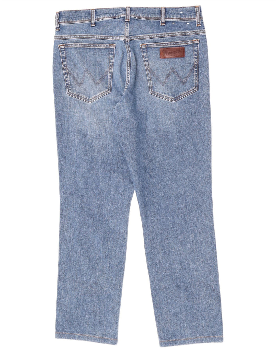 Wrangler Mens Texas Slim Jeans W35 L29 Blue Cotton