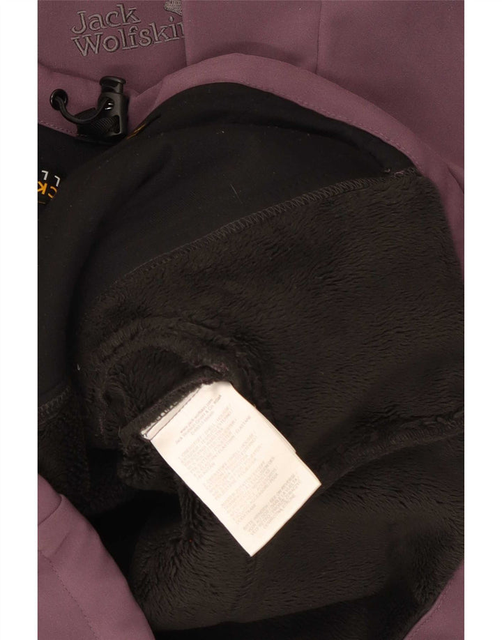 Jack Wolfskin Womens Windbreaker Jacket UK 8 Small Purple Polyester