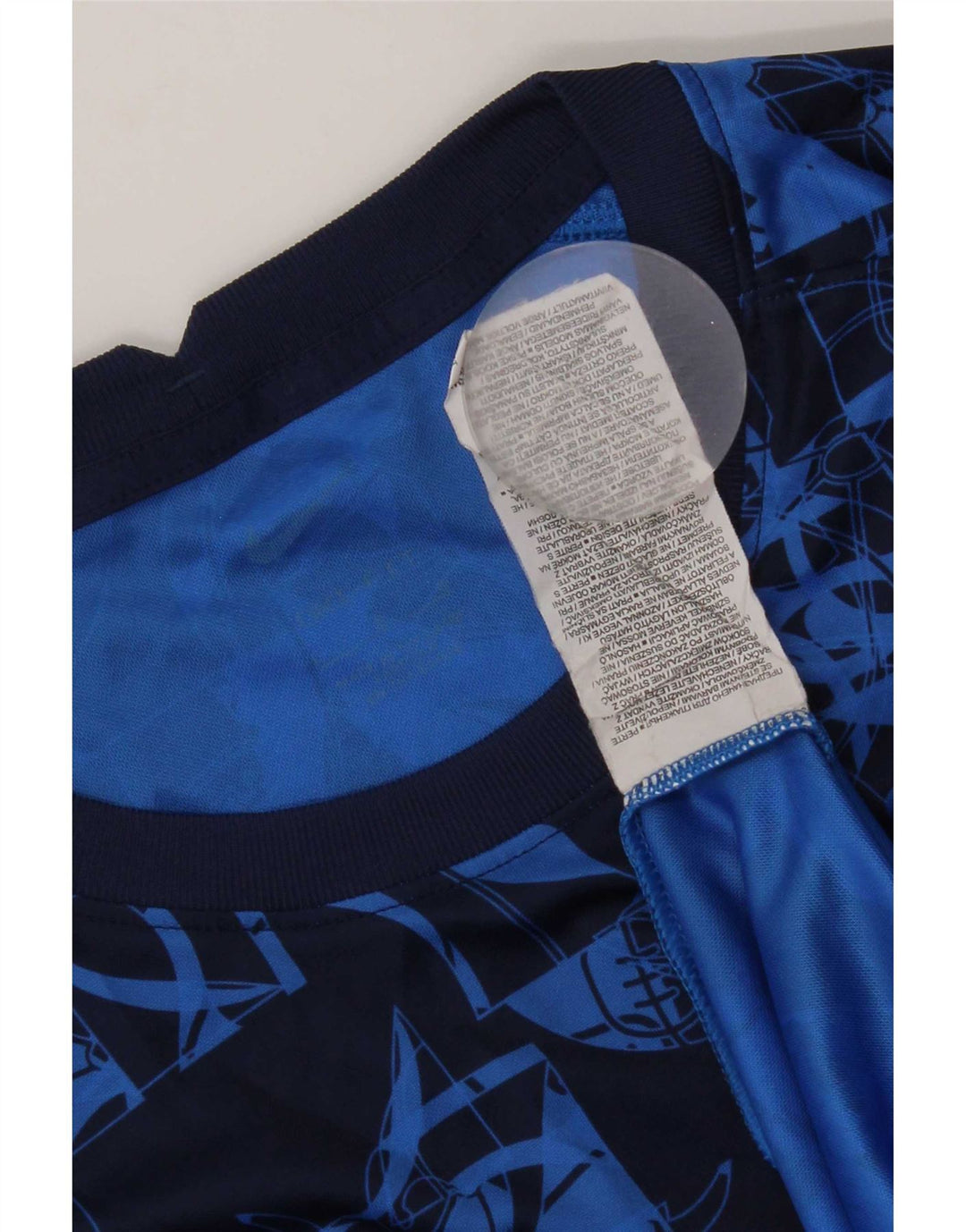 Nike Mens Tottenham Hotspur T-Shirt Top Large Navy Blue Geometric