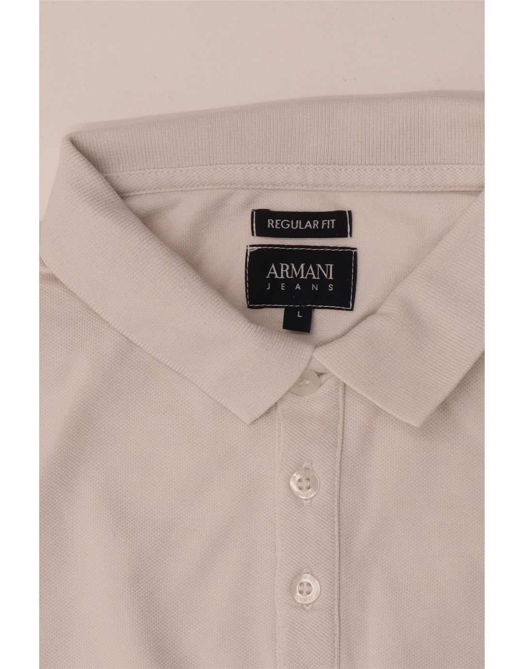 Armani Jeans Boys Regular Fit Polo Shirt 15-16 Years Large White