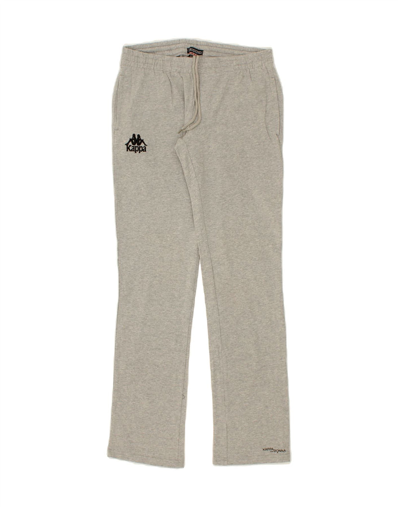 KAPPA Womens Tracksuit Trousers UK 10 Small  Grey Cotton Vintage Kappa and Second-Hand Kappa from Messina Hembry 