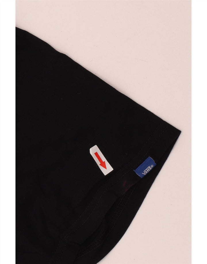 Vans Mens Graphic T-Shirt Top XL Black Cotton