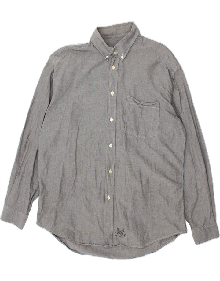 AVIREX Mens Shirt 2XL Grey Cotton Vintage Avirex and Second-Hand Avirex from Messina Hembry 