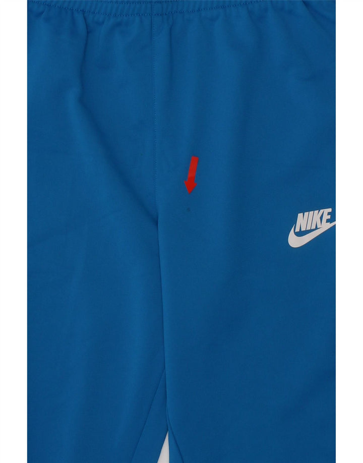 NIKE Girls Tracksuit Trousers Joggers 10-11 Years Medium  Blue Polyester Vintage Nike and Second-Hand Nike from Messina Hembry 