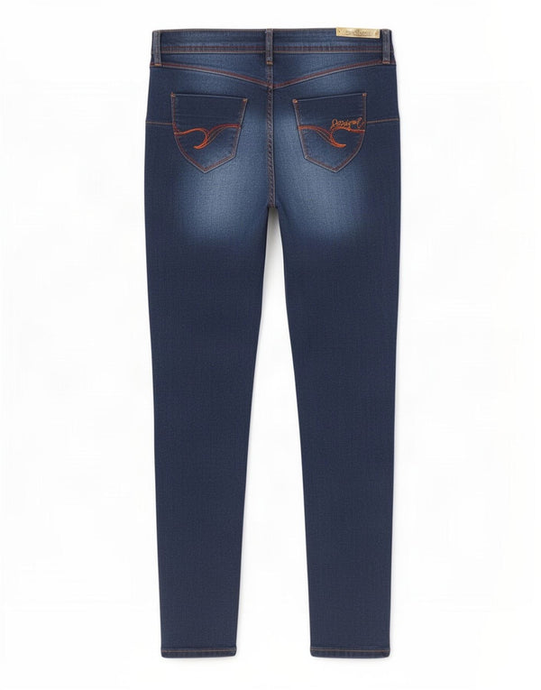 Desigual Womens Jegging Jeans W34 L32 Navy Blue Cotton