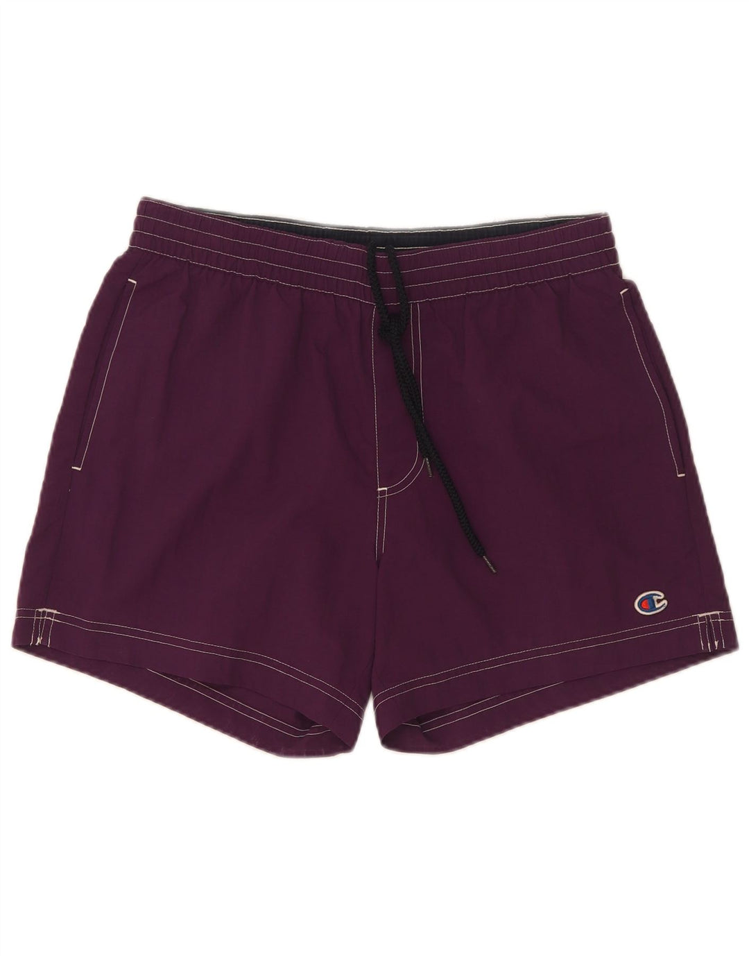 Champion Womens Swimming Shorts Medium Purple Polyamide