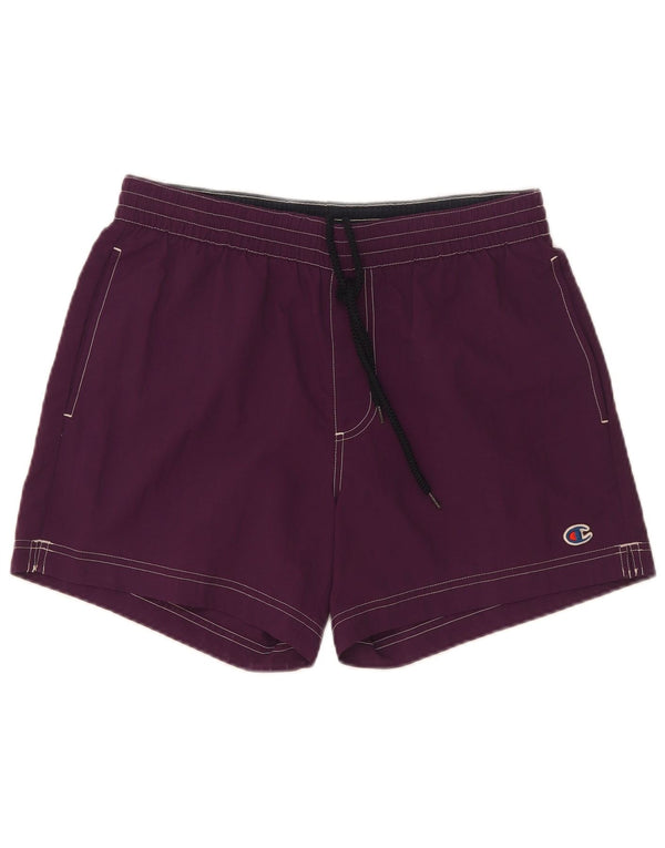 Champion Womens Swimming Shorts Medium Purple Polyamide