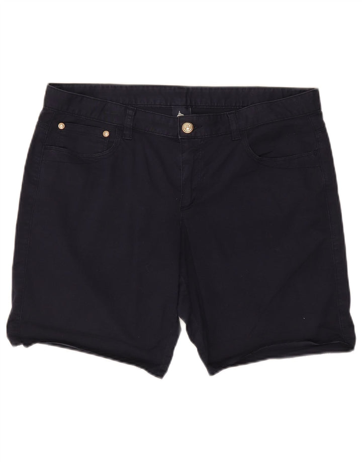 Marina Yachting Womens Casual Shorts W30 Medium Navy Blue Cotton
