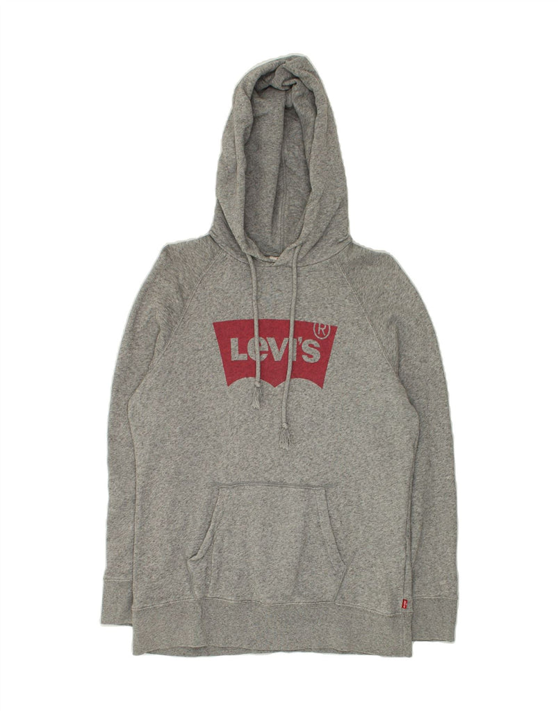 LEVI'S Mens Graphic Hoodie Jumper Small Grey Cotton | Vintage Levi's | Thrift | Second-Hand Levi's | Used Clothing | Messina Hembry 