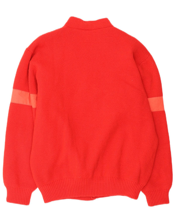 Vintage Mens Reversible Jacket UK 40 Large Red Wool