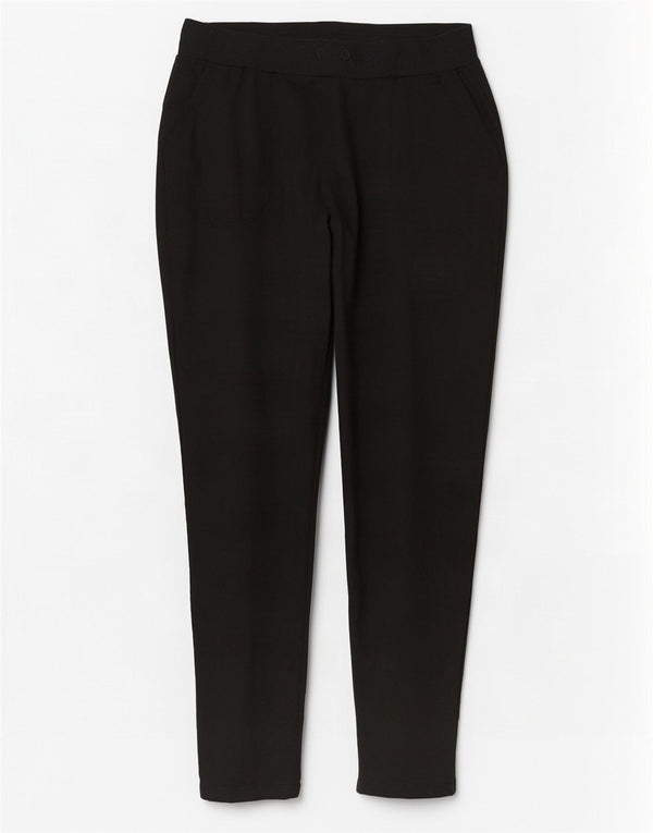 Izod Womens Tracksuit Trousers UK 14 Medium Black Polyester