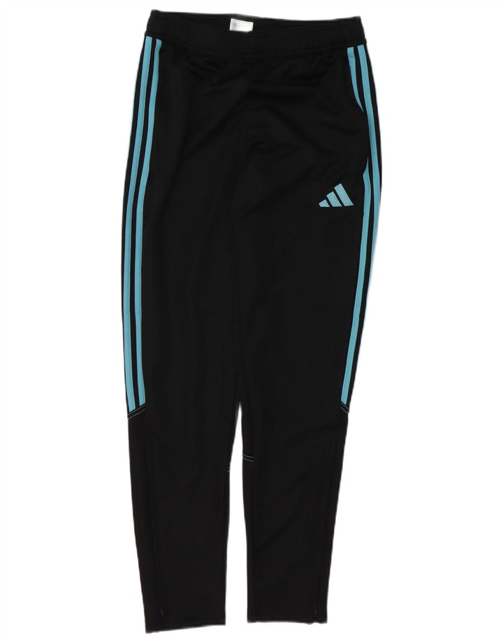 Adidas Mens Aeroready Tracksuit Trousers Small Black Polyester