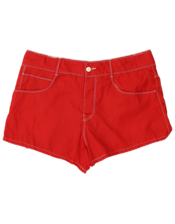 Jack & Jones Mens Casual Shorts Medium W32 Red Polyester