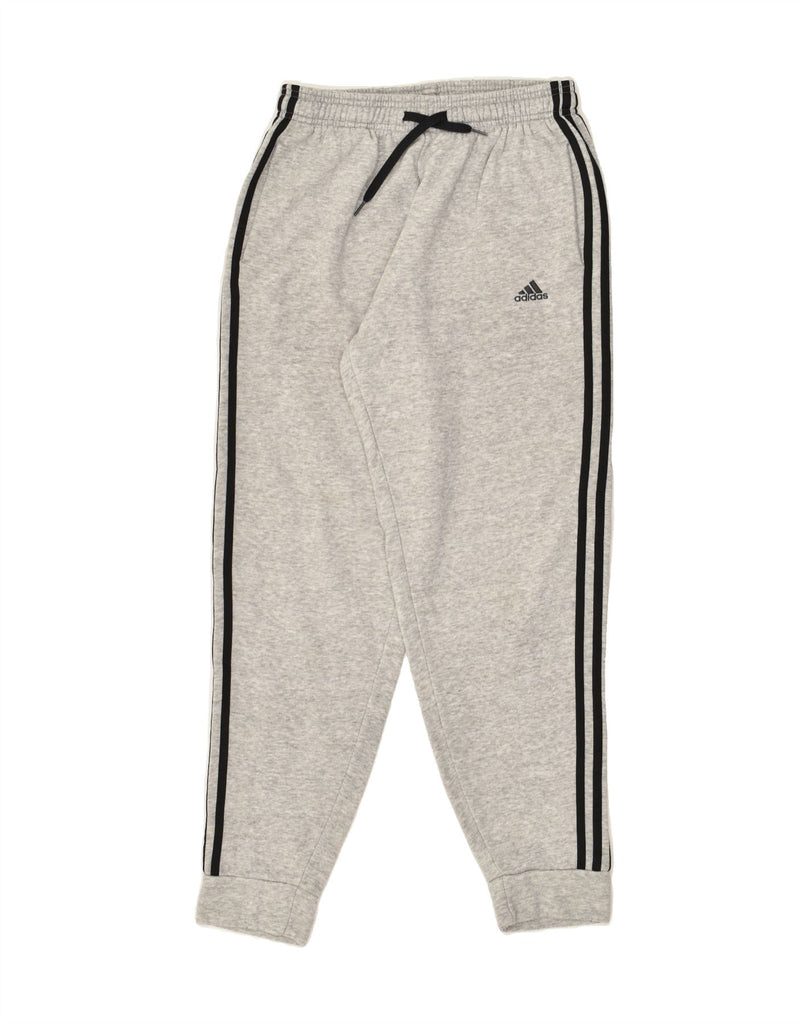 ADIDAS Boys Tracksuit Trousers Joggers 13-14 Years Grey Cotton | Vintage Adidas | Thrift | Second-Hand Adidas | Used Clothing | Messina Hembry 