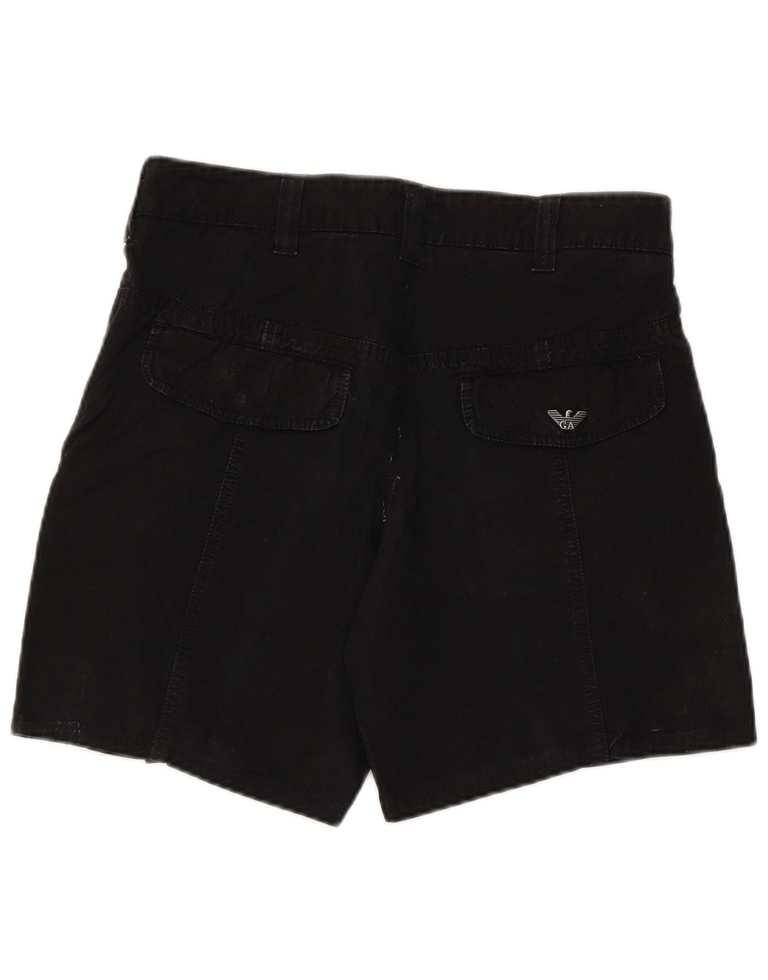 Armani Jeans Womens Chino Shorts W30 Medium Black