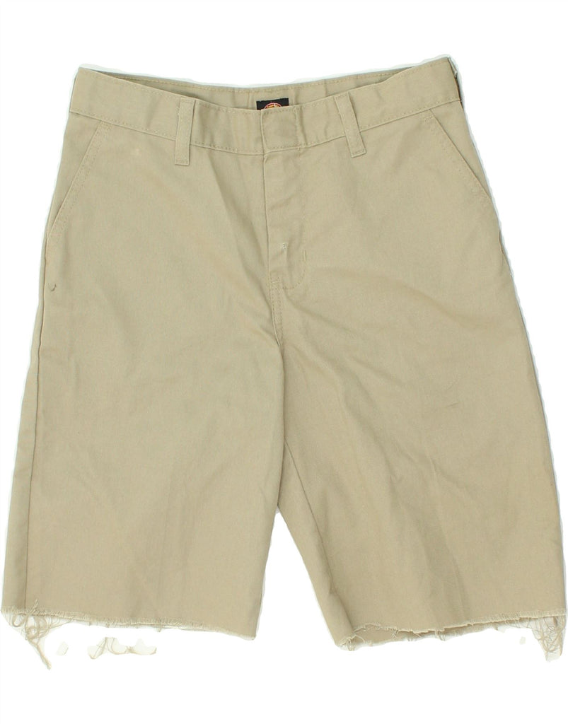 DICKIES Boys Chino Shorts 13-14 Years W28 Khaki Polyester Vintage Dickies and Second-Hand Dickies from Messina Hembry 