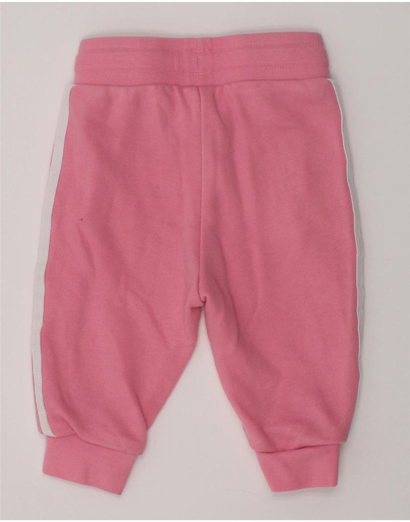 ADIDAS Baby Boys Joggers Tracksuit Trousers 6-9 Months Pink Cotton | Vintage Adidas | Thrift | Second-Hand Adidas | Used Clothing | Messina Hembry 